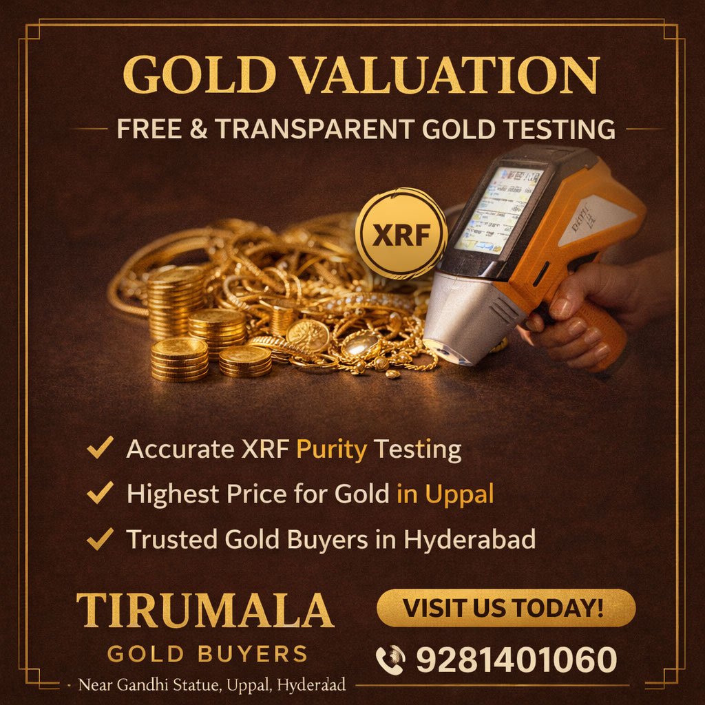 Gold Valuation in Uppal, Hyderabad | Accurate XRF Testing