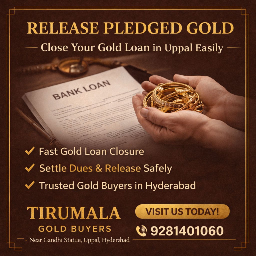 Release Pledged Gold in Uppal, Hyderabad | Gold Loan Closure